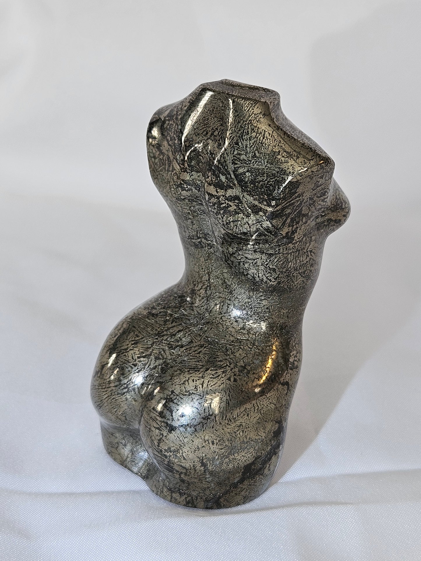 Pyrite Lady Body Sculpture