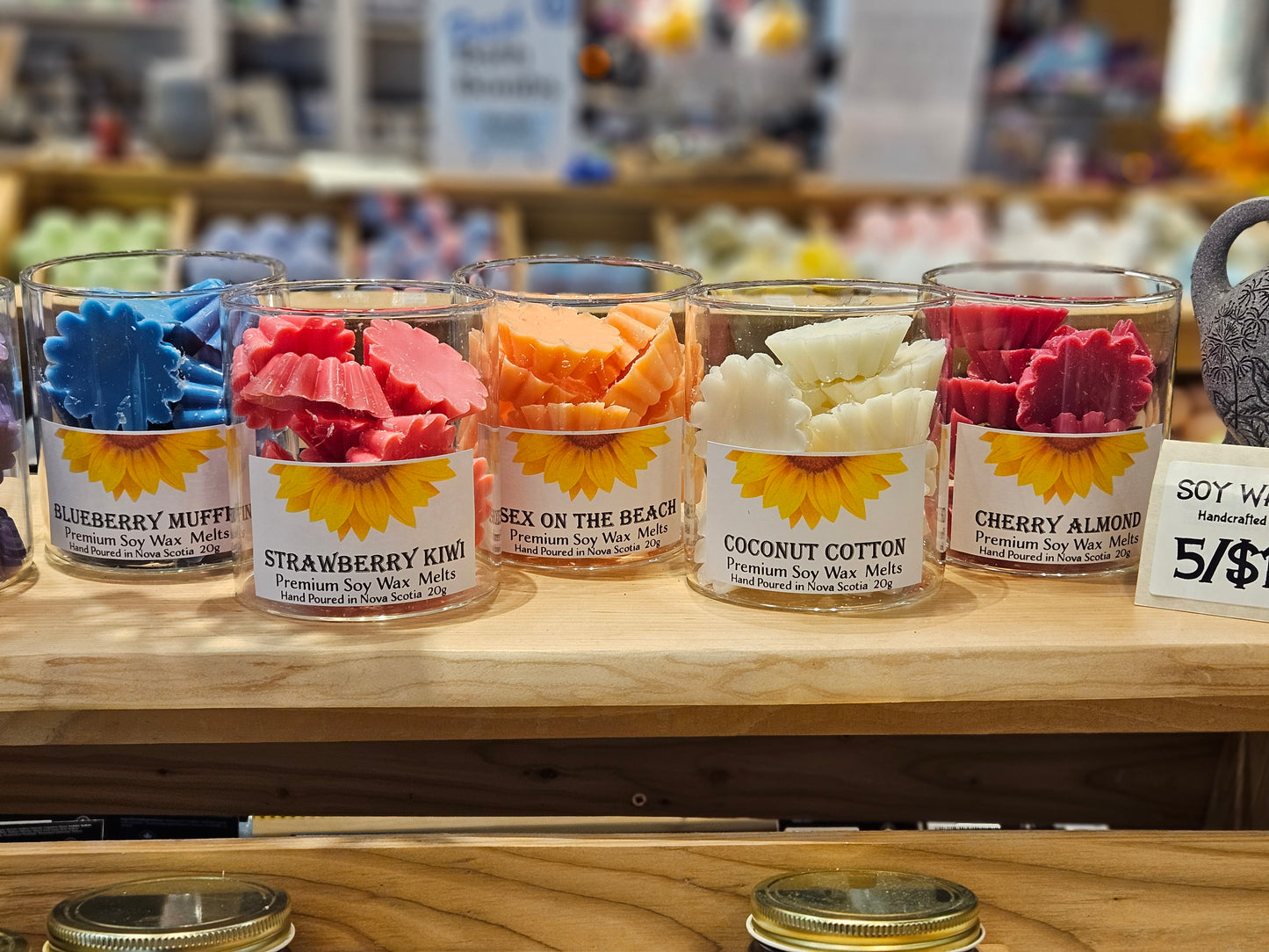 Individual Soy "Tart" wax melts - pack of 5