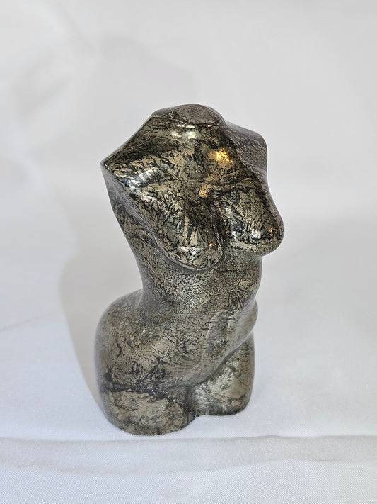 Pyrite Lady Body Sculpture